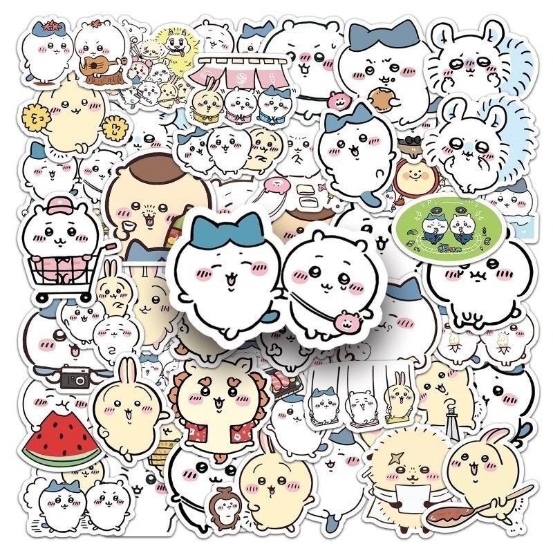 100 Pcs Chiikawa Water Bottle Stickers for Kids Vinyl Reusable Sticker ...