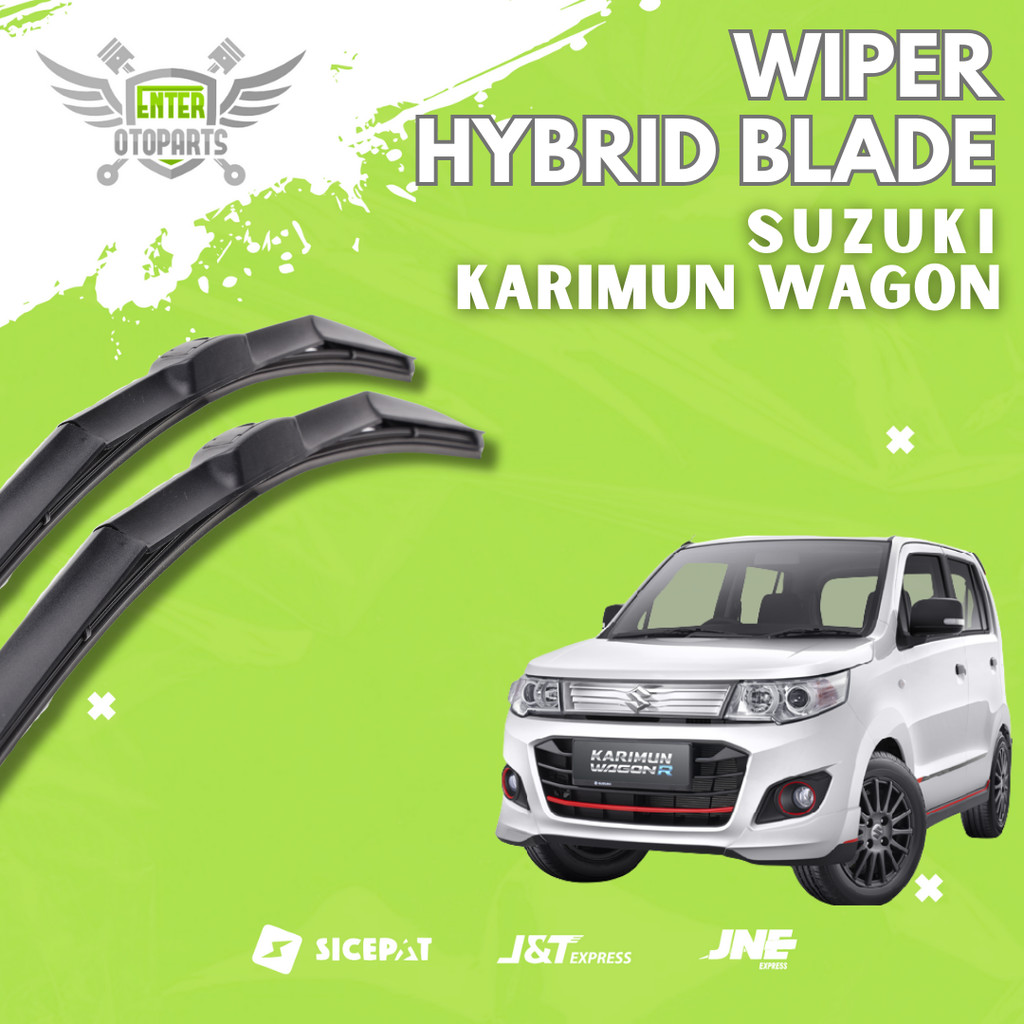 Suzuki Karimun Wagon R Hybrid Blade Wiper Hybrid Model 1 Set (Left and ...