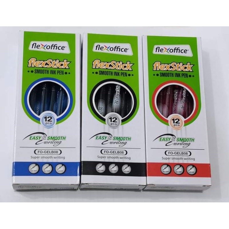 Flexstick ballpen Office Ballpen 12pcs Per Box | Shopee Philippines