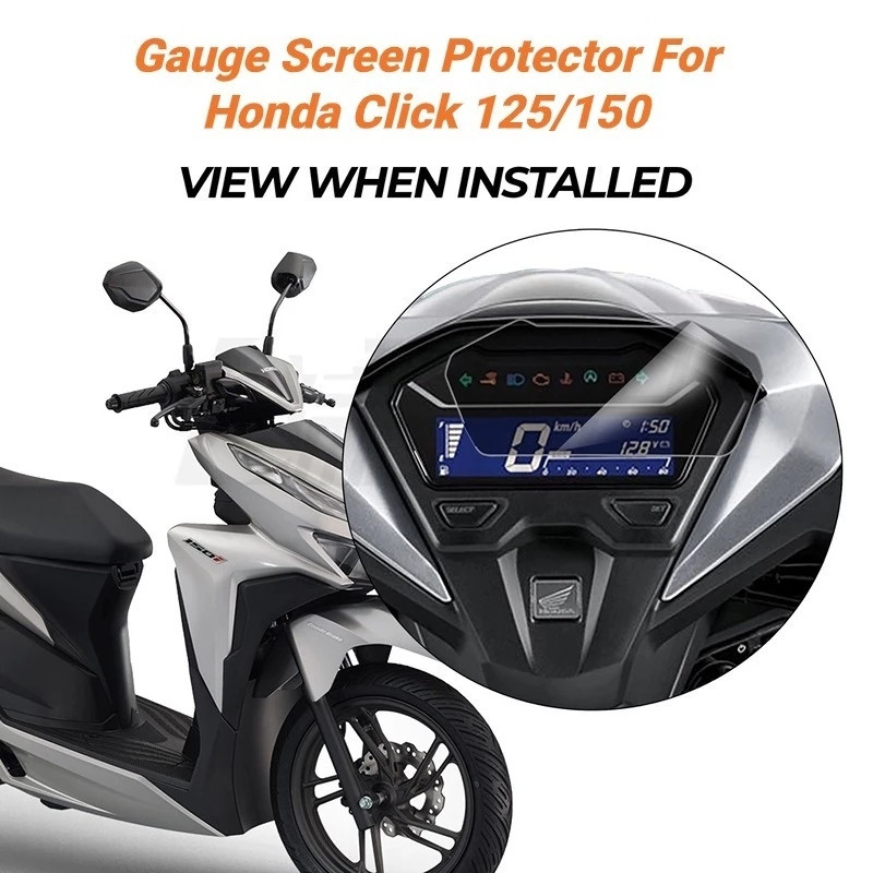 Honda Click 125 V2 Panel Gauge Cover Click V2 Motorcycle Gauge ...