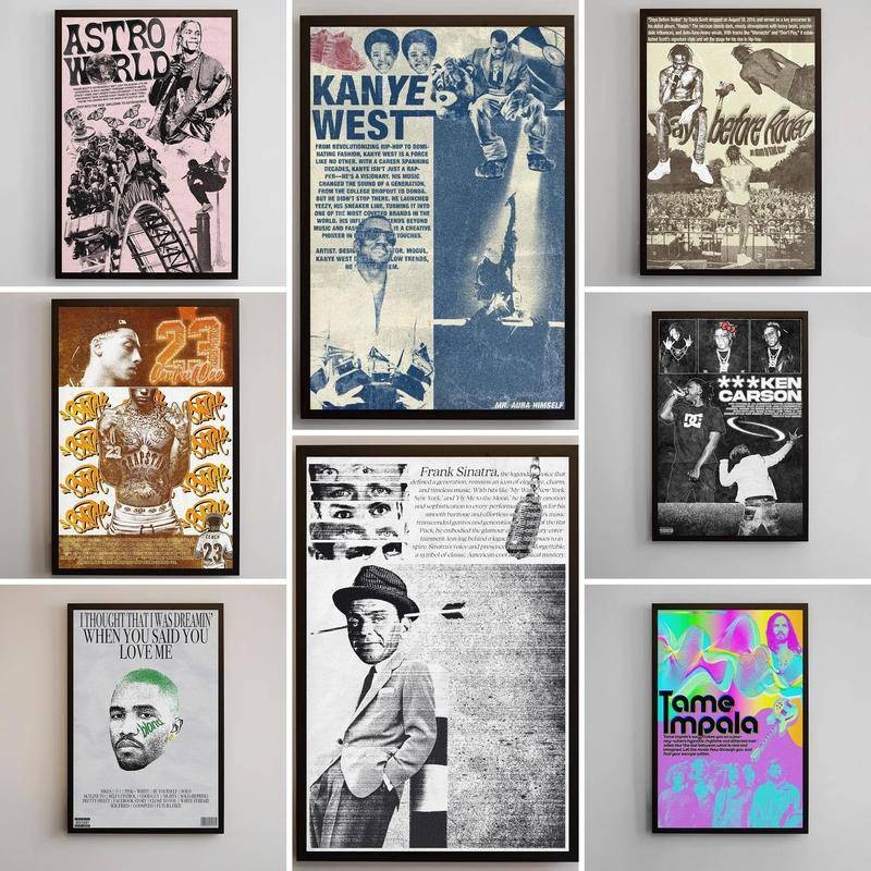 Tyler, the Creator poster, Flower Boy poster, music print, music wall ...