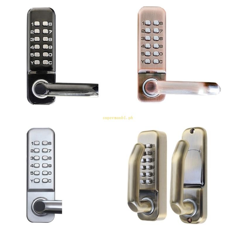 SUP Keyless Mechanical Combination Door Lock Keypad Entry Door Lock ...