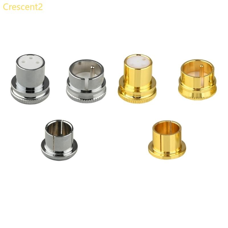 Crescent2 Pack of 3pcs Male Female XLR Noise Reducing Cap Dustproof RCA ...