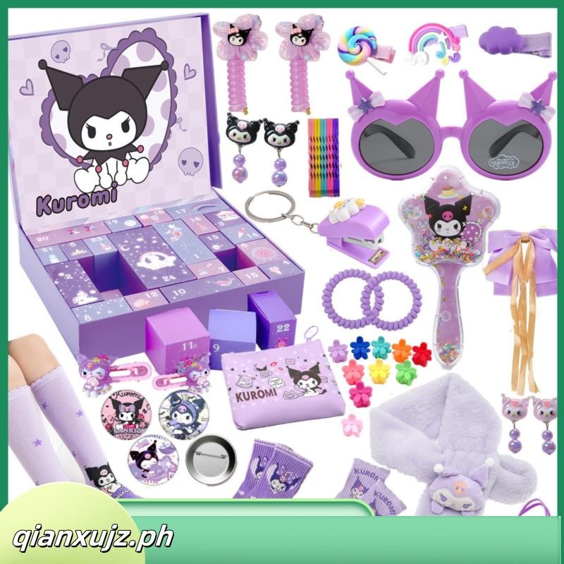 Sanrio Advent Calendar Kuromi Christmas Blind Box Kids Hadiah Natal ...