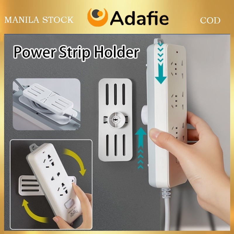 Punch-free Plug Fixer Rotable Socket Fixer Wall-Mounted Plug-in Board ...
