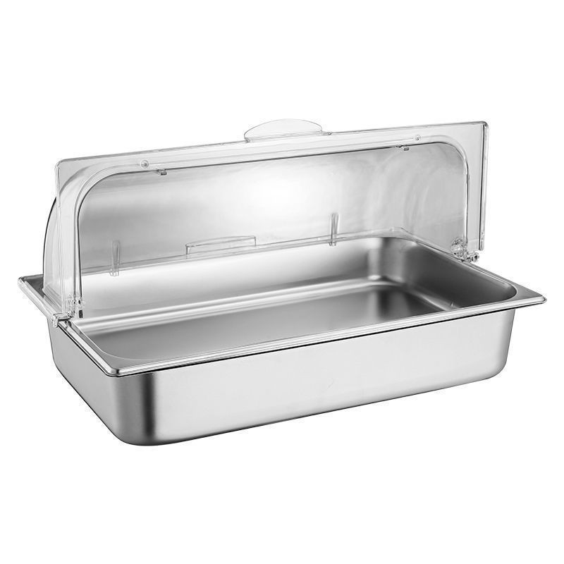 Stainless Steel Basin Double-Layer Iced Anti-dust Cover Flip Cover ...