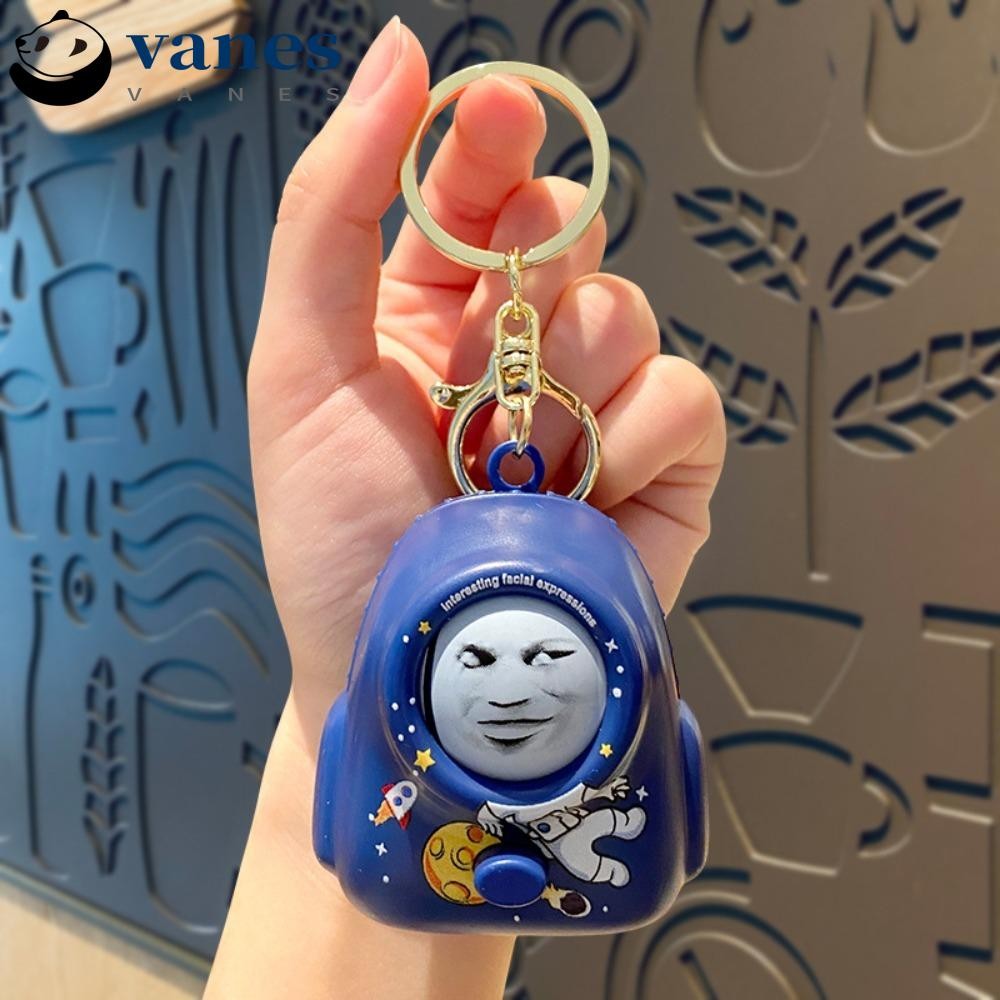 VANES Expression Change Key Chain, Kawaii ABS 4 Facial Face Changing ...