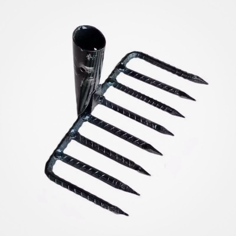 Garbage rake 8 cast iron funnel model hoe rake trash hoe rake good ...