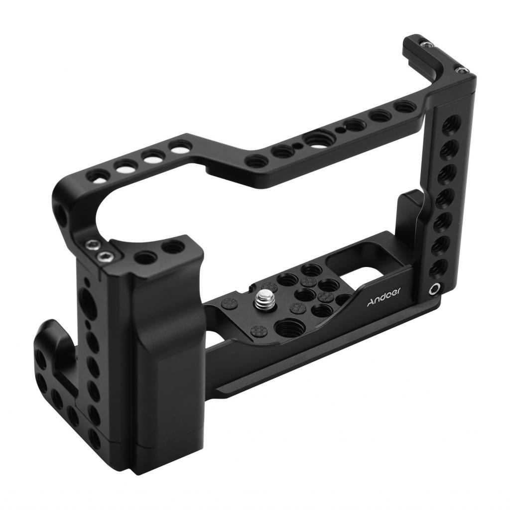 Yaiueir Andoer Video Camera Cage Rig Aluminum Alloy with Cold Shoe ...
