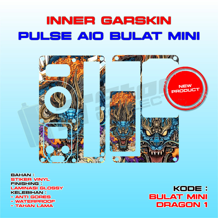 Inner Garskin Pulse Aio Mini Round Dragon multi jaya furniture Sticker ...