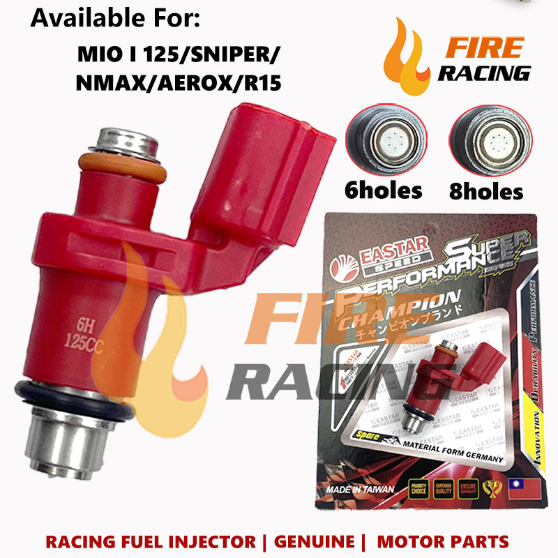 FOR MIO I 125/SNIPER/NMAX/AEROX/R15 RACING FUEL INJECTOR (RED) MOTOR ...