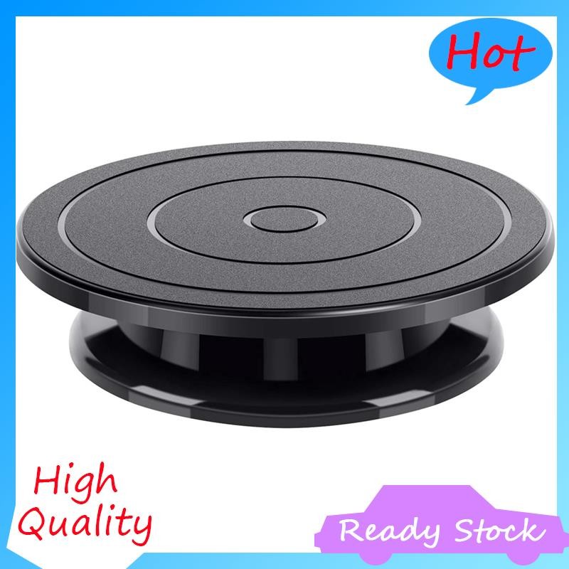 11 Inch Rotate Turntable Sculpting Wheel Revolving Cake Turntable Black ...