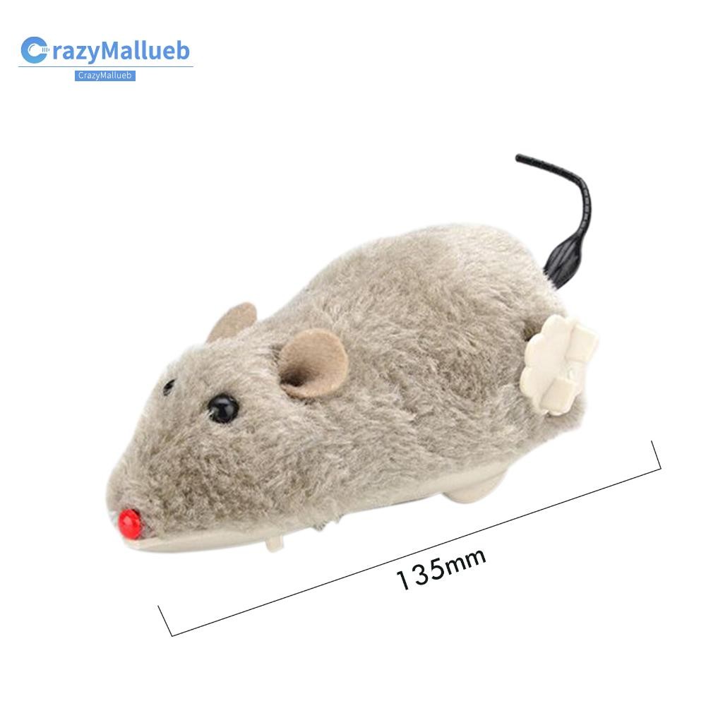 Wind Up Mouse for Cats, Cute Realistic Fake Rats Mice, Funny ...