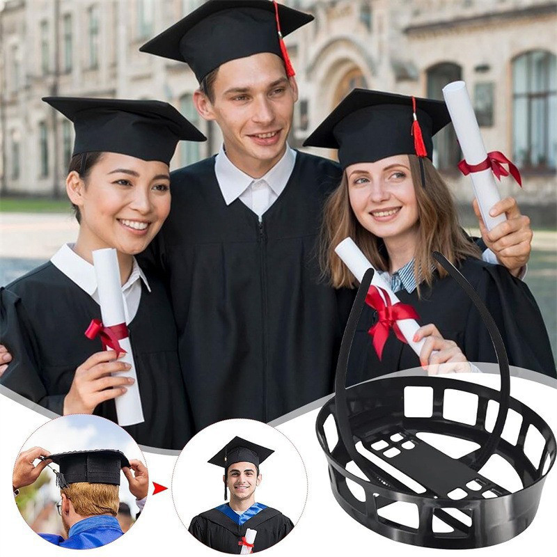 Marbit Graduation Cap Adjustable Graduation Hat Holder Secure Grad Cap ...