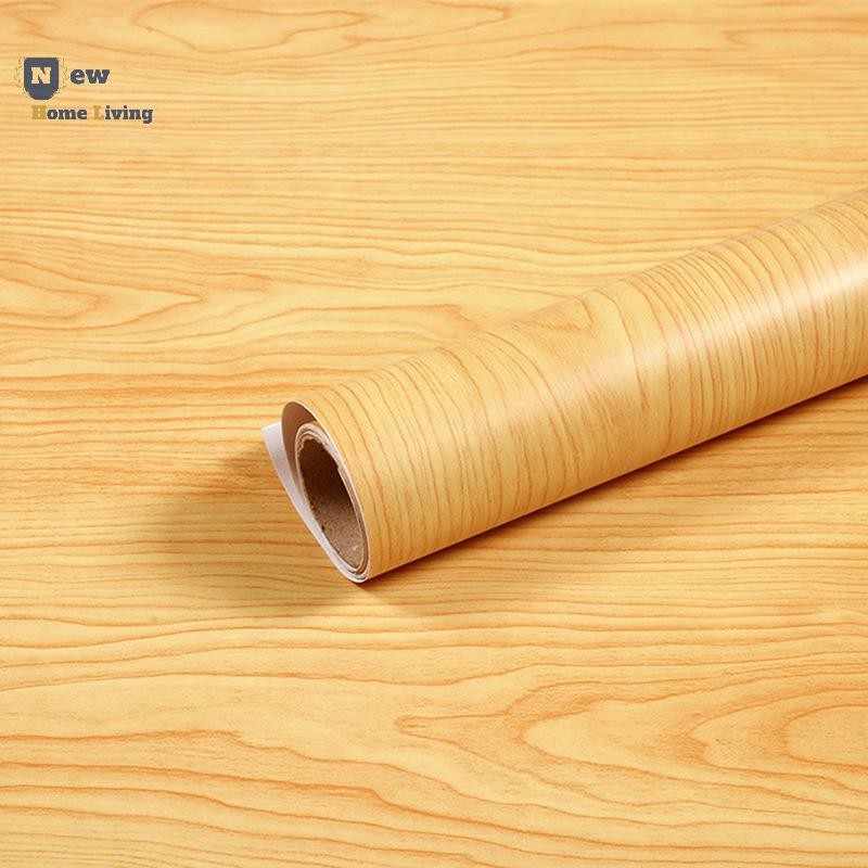 NHL> Waterproof Self Adhesive Wood Grain Sticker Door Cabinet Desktop ...