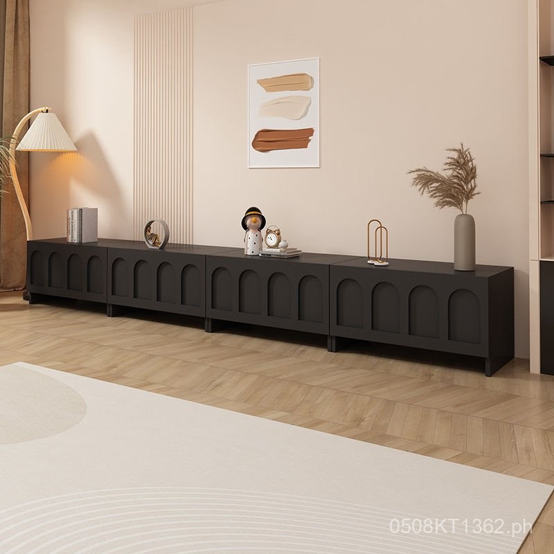 Photo inspiration: Fresh Look at Minimalist Storage Cabinet TV Cabinet Floor Standing Light Luxury