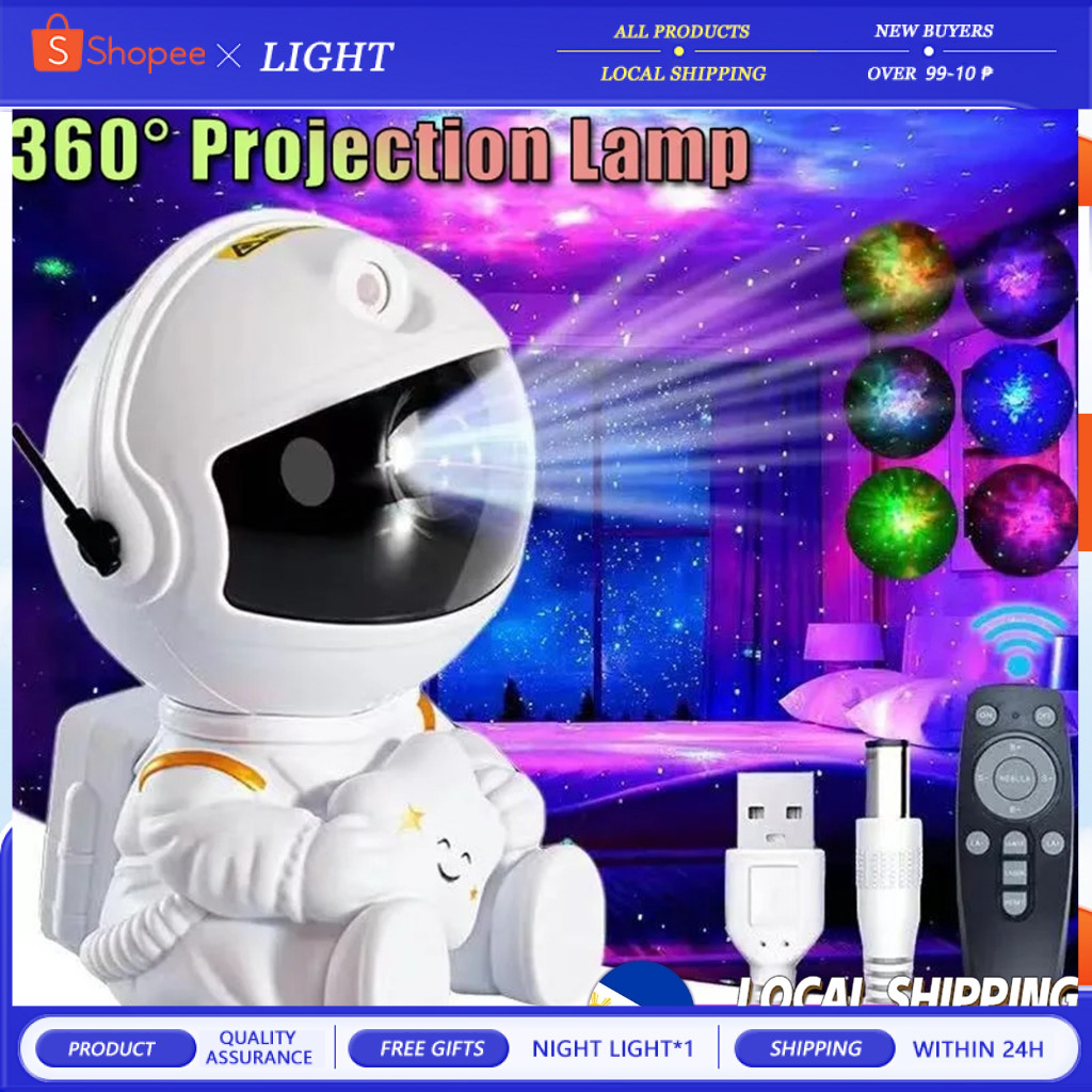 360 ° Rotating Astronaut Star Projector with Remote,Galaxy Projector ...