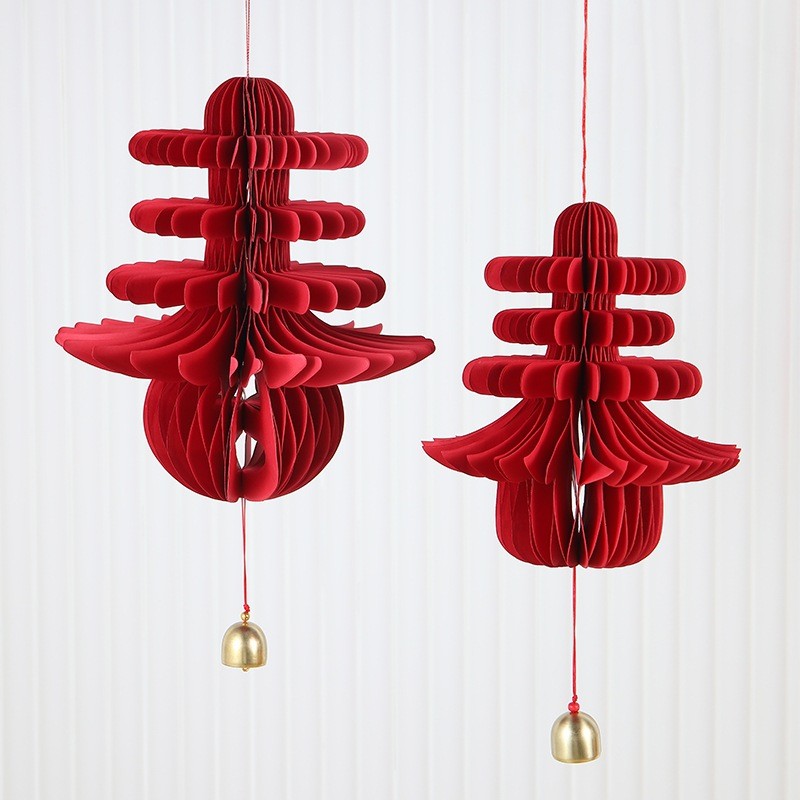 Mika STORE Origami Spring Character Festival Pendant Hanging Three ...