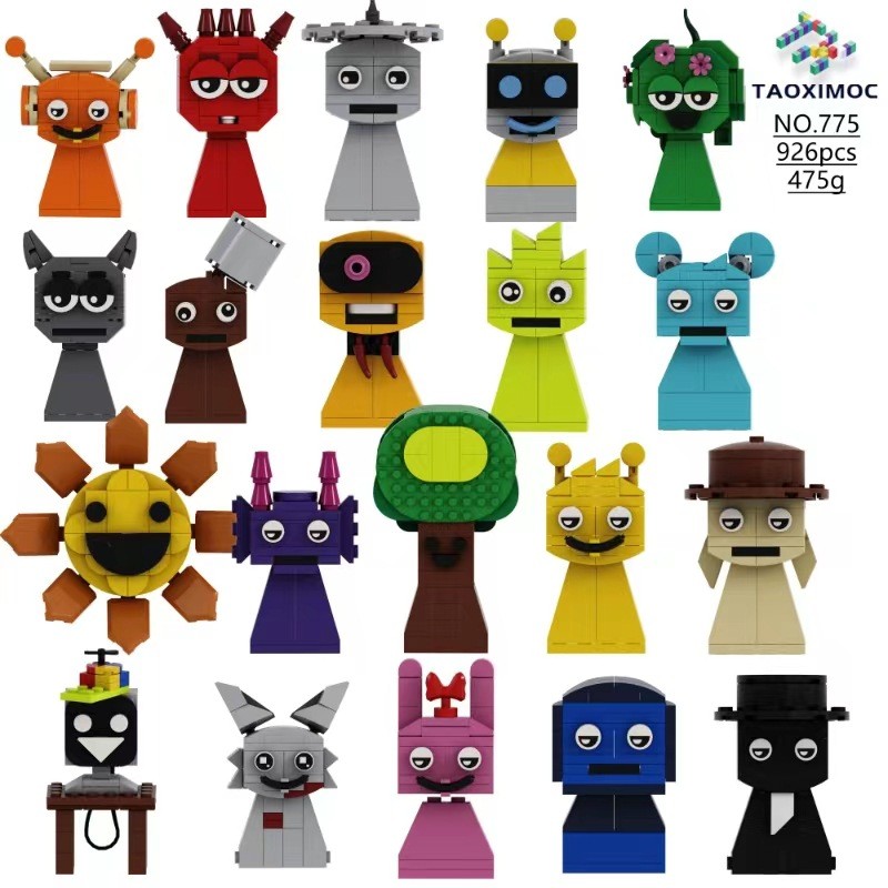 New Sprunki Monster Music Game Building Blocks Toy Model Doll | Shopee ...