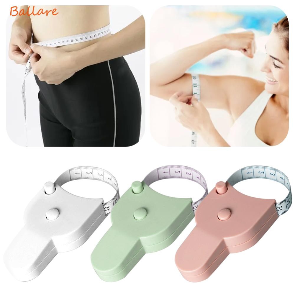 150 Cm Soft Body Measuring Tape Push Button Retract Retractable ...