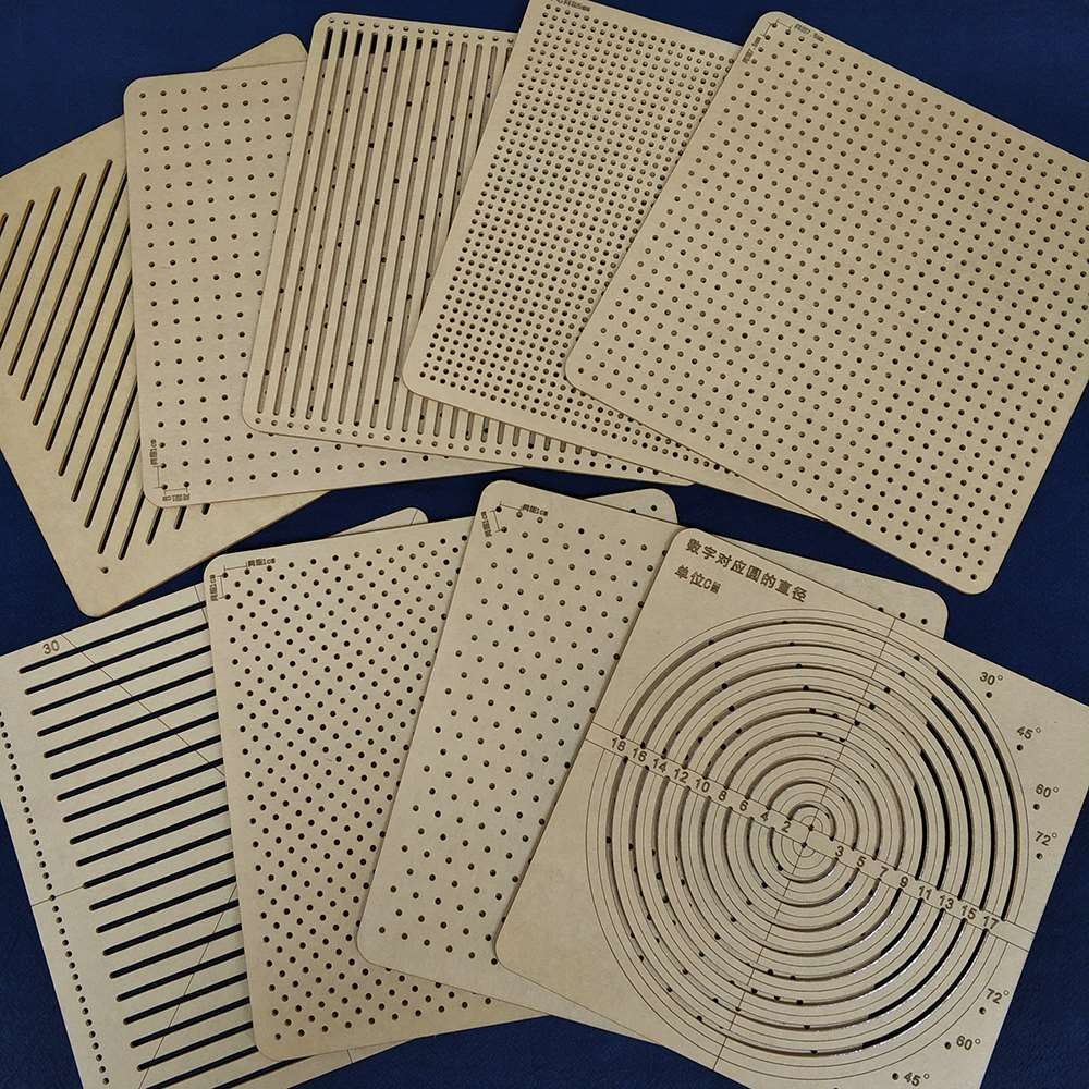Yixi Sashiko Embroidery Drawing Template Tool Grid Horizontal Line ...