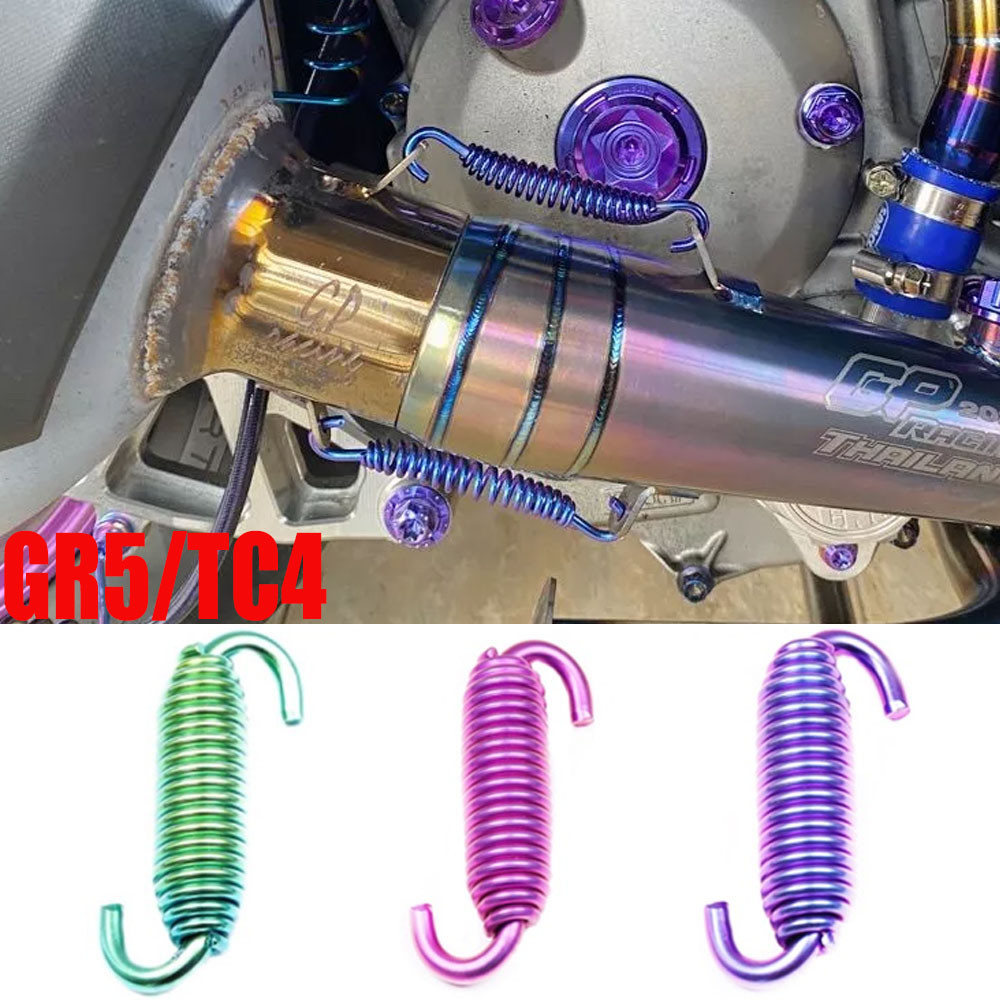 GR5/TC4 Motorcycle Used for Exhaust System Titanium Springs Fully ...