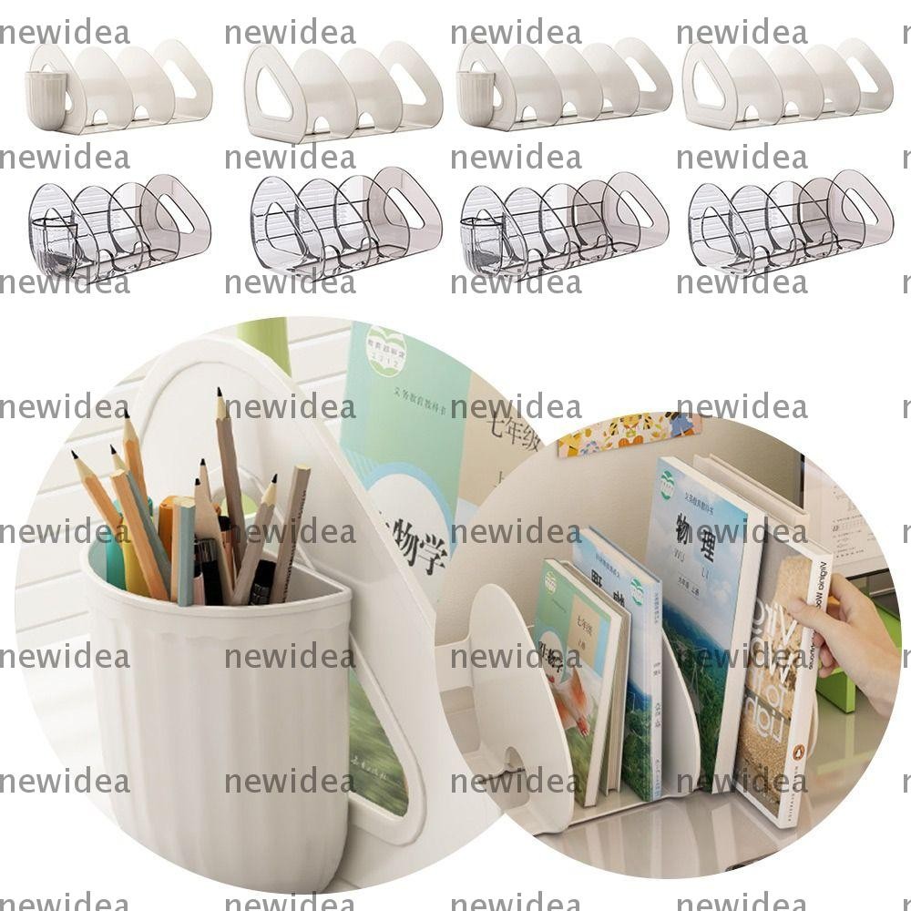 NEWIDEA Book Rack, Transparent with Pen Holder Reading Stand, Plastic ...