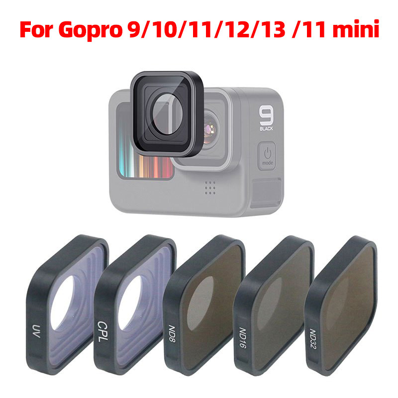 Camera Filter UV & ND & CPL Filter Kit For Gopro Hero 9/10/11/12/13 ...