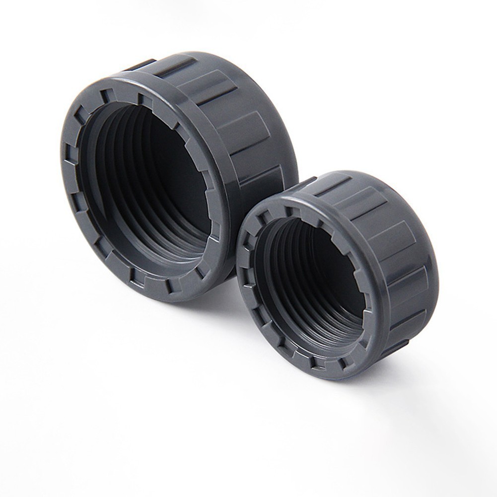 Sales 2pcs Pipe PVC Threaded Cap Round Female Thread Hose Connector ...