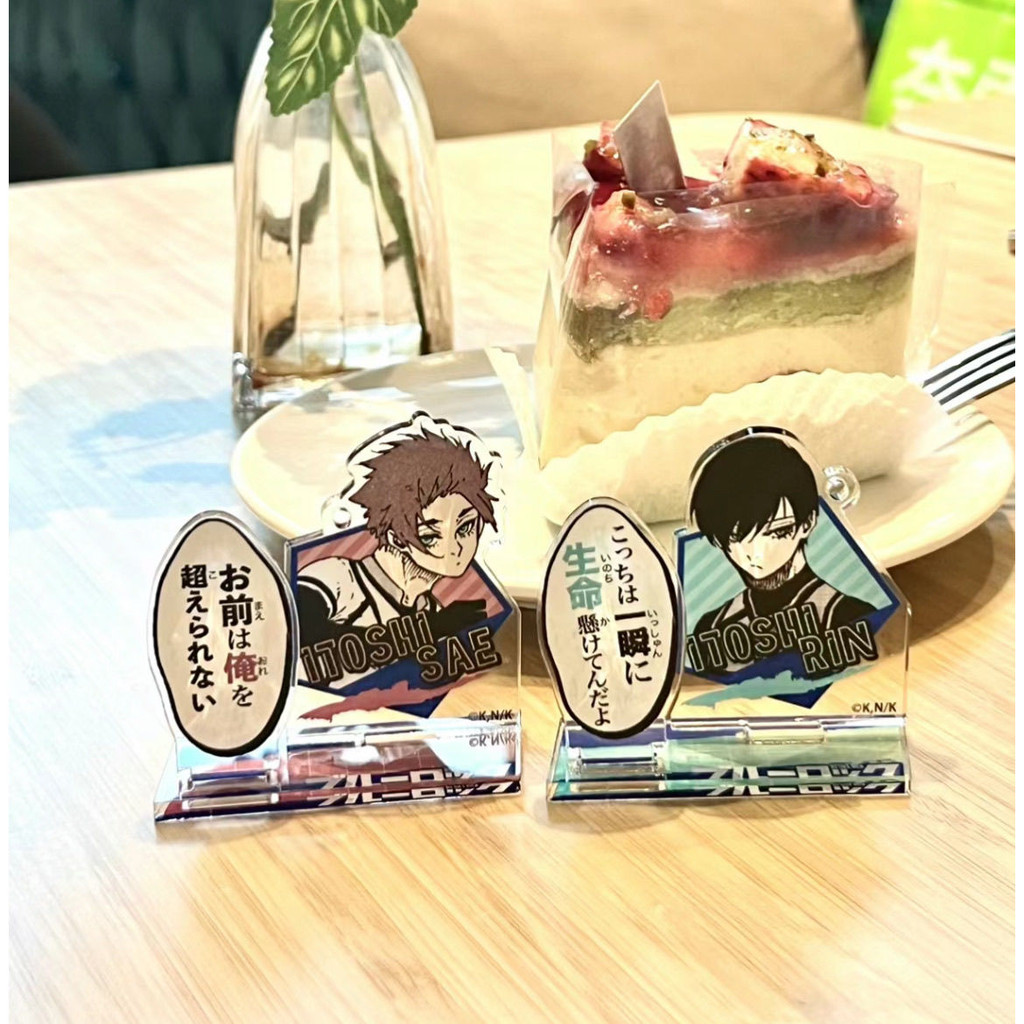 BLUE LOCK Rin Itoshi Itoshi Sae Acrylic Standee Table Ornaments ...