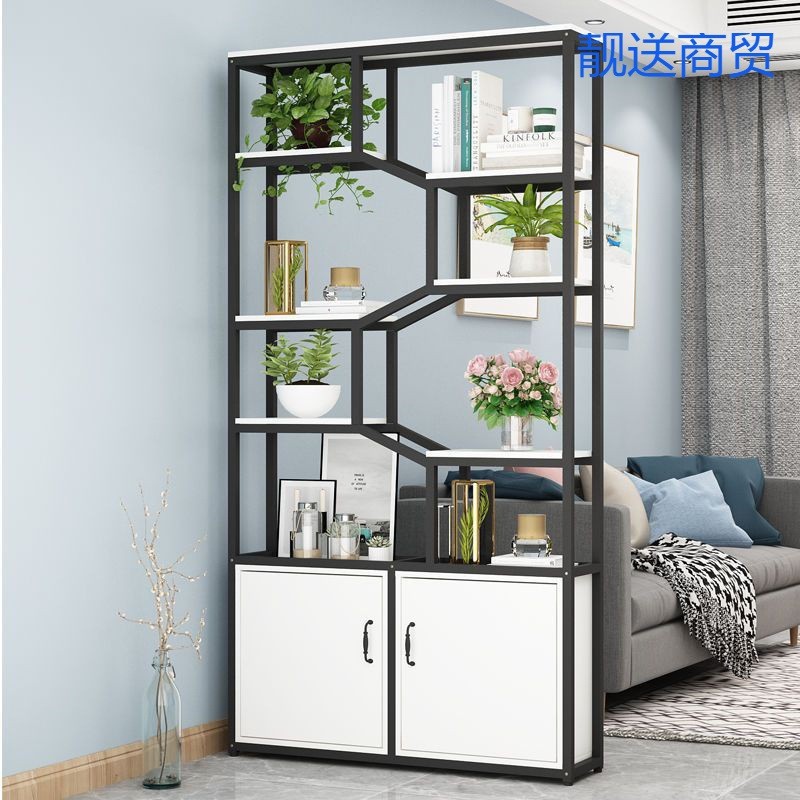 Iron Screen Living Room Hallway Storage Rack Industrial Style Living ...