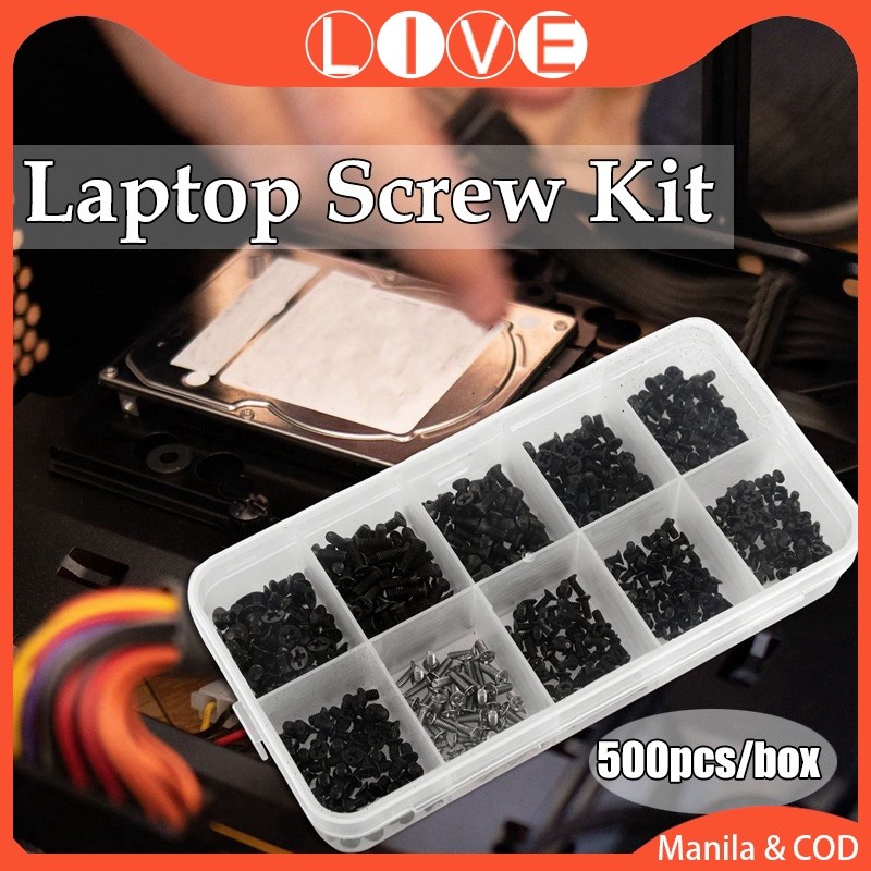 500Pcs Computer Screw Kit Laptop Screw Set Notebook Screw Set for ...