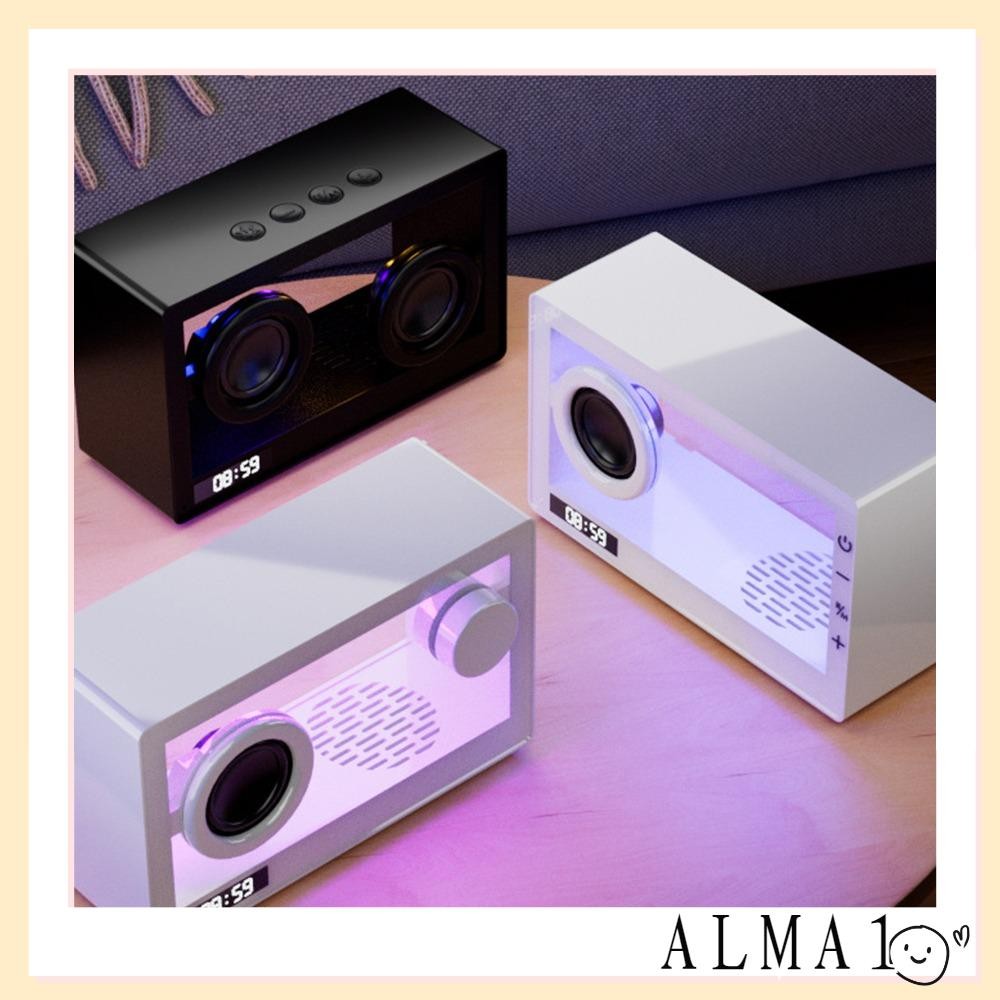 ALMA Computer Speaker, Portable Alarm Clock Bluetooth Speaker ...