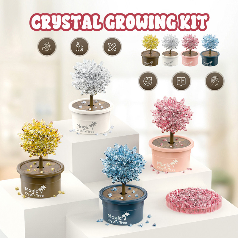 DIY Magic Tree Toy Crystal Growing Science Experiment Kit for Family ...