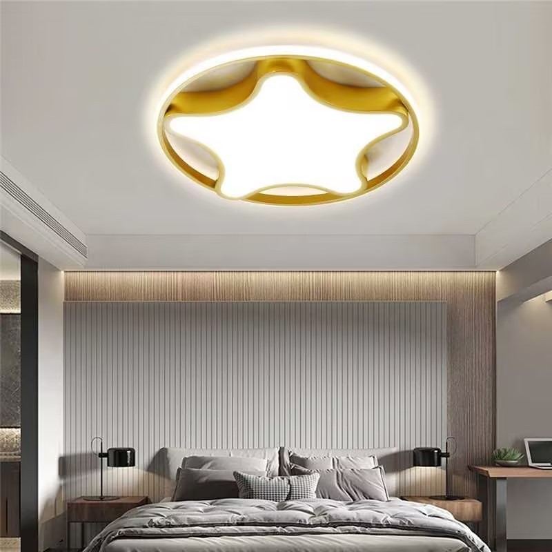 Tri Color Modern Ceiling Light Change LED LIGHT Living Room Eyes LED ...