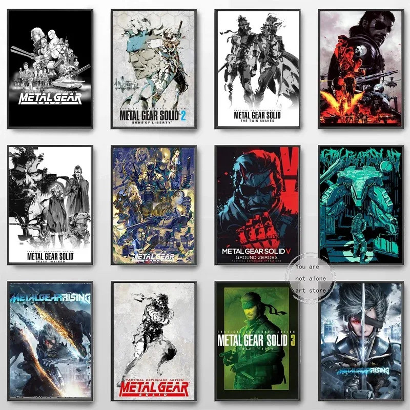 Game Metal Gear Solid Solid 2 3 4 Metal Gear Rising: Revengeance Series ...