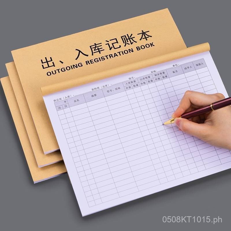 Inventory Ledger Book for Warehouse Inventory, Hand Account, Warehouse ...