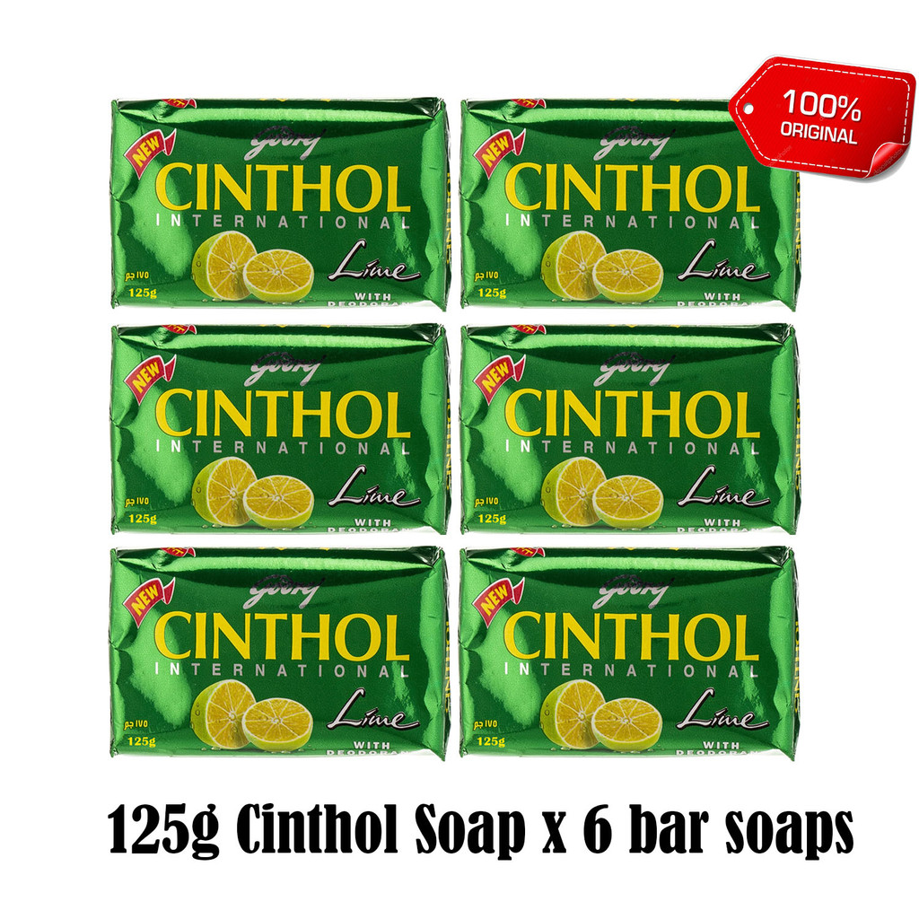 1pack Original Cinthol International Soap Lime with Deodorant Soap 125g ...