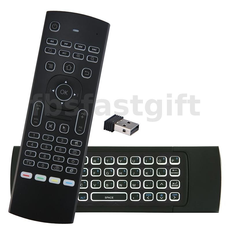 Mx G Voice Air Mouse With Backlight Wireless Mini Keyboard Remote