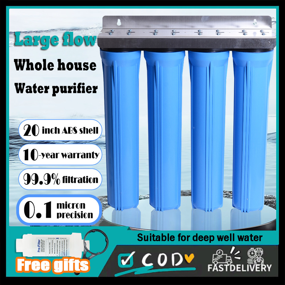 Hivens Explosion-Proof Water Filter Water Purifier 4 Stage 20 Inch ...