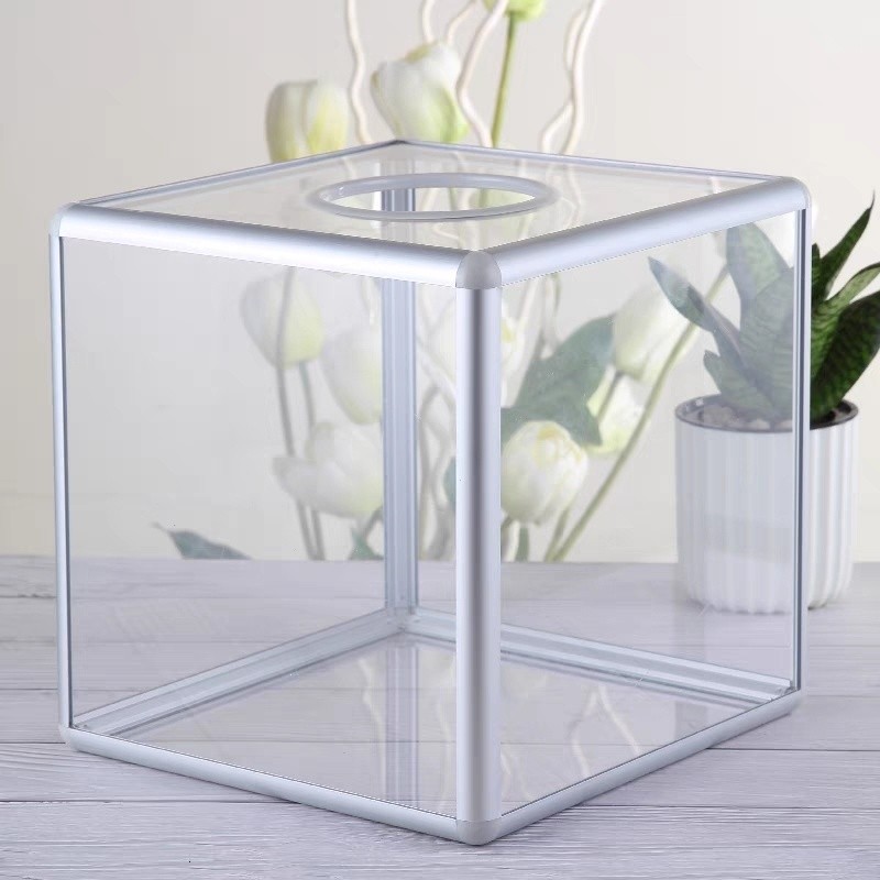 Six-Sided Transparent without Words Lottery box Lottery Box Be an All ...