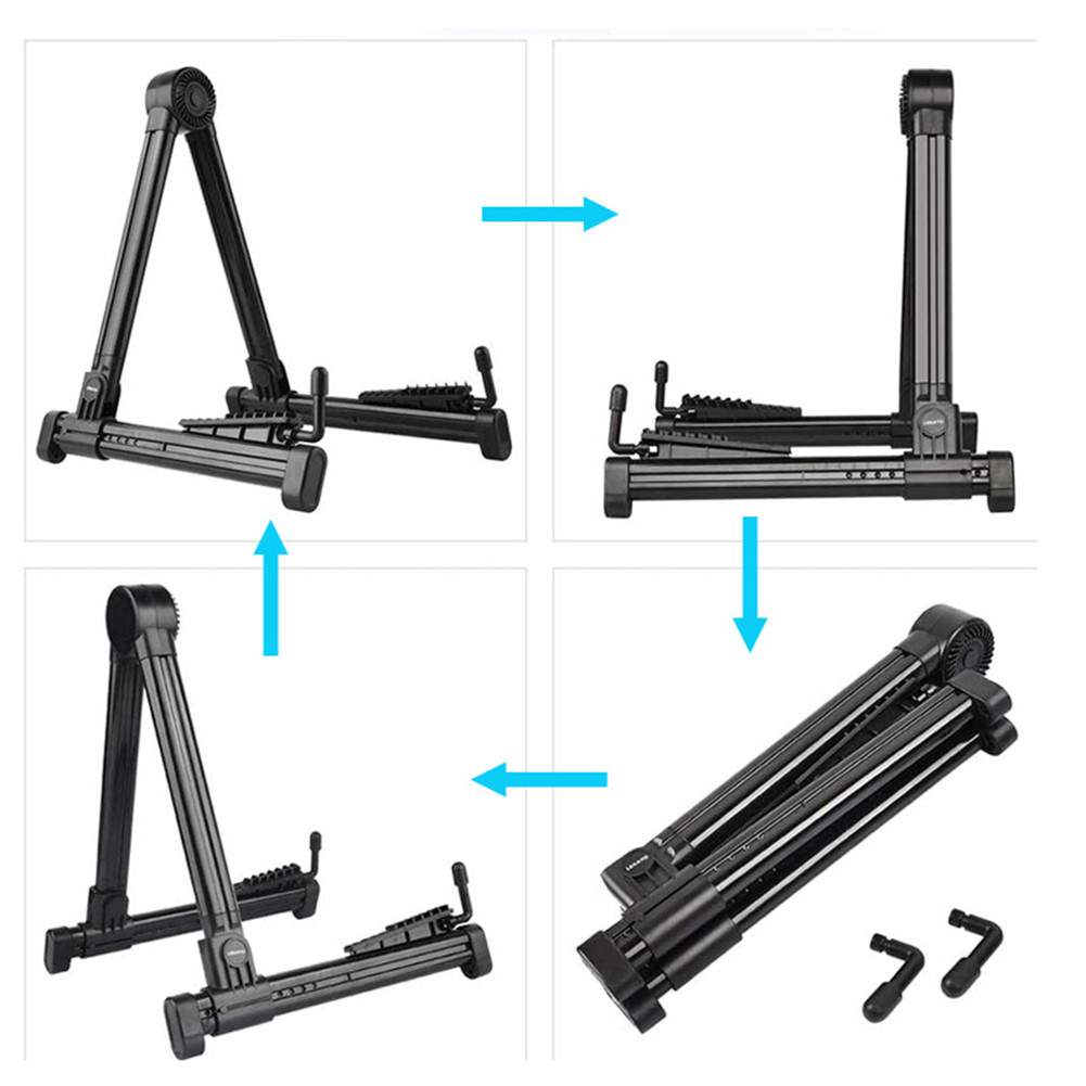 Guitar Stand Folding A Frame Instrument Stand for Acoustic Electric ...