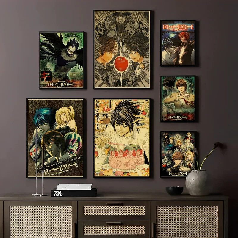 Anime Death Note Classic Movie Posters HD Quality Poster Wall Art ...
