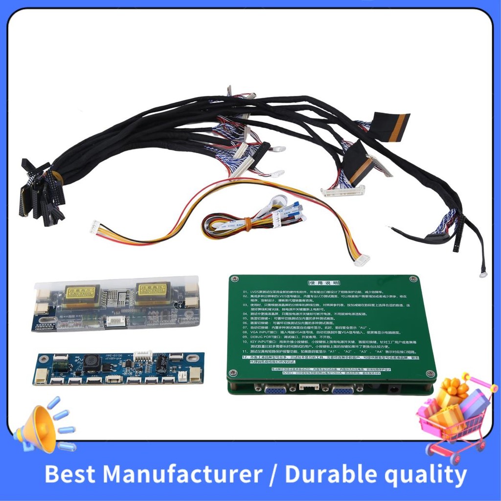 Laptop Computer TV LCD LED TEST TOOL KIT SET Panel Tester Kit LED Test ...