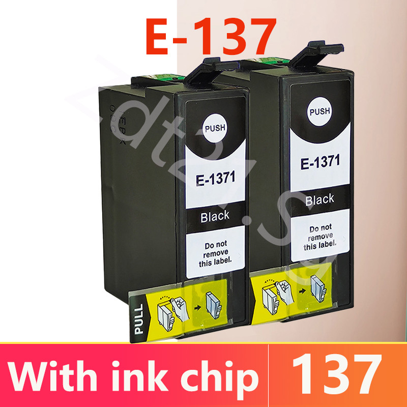 T1371 T137 137 1371 Premium Black Compatible Inkjet Ink Cartridge for ...