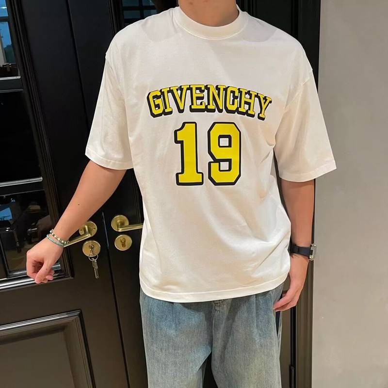 High Version GVC Street Wear New Style Summer Letter Print Casual Round ...
