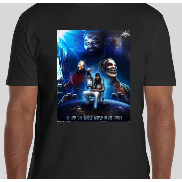 Wwe Bray Wyatt The Fiend Graphic Hes Got The Whole World In His Hands T ...