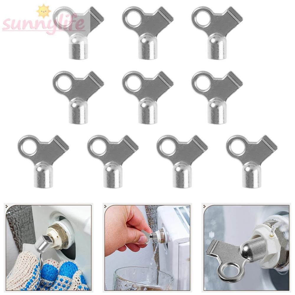10 Pcs Zinc Alloy Radiator Bleed Keys for Efficient Air Vent Operation ...