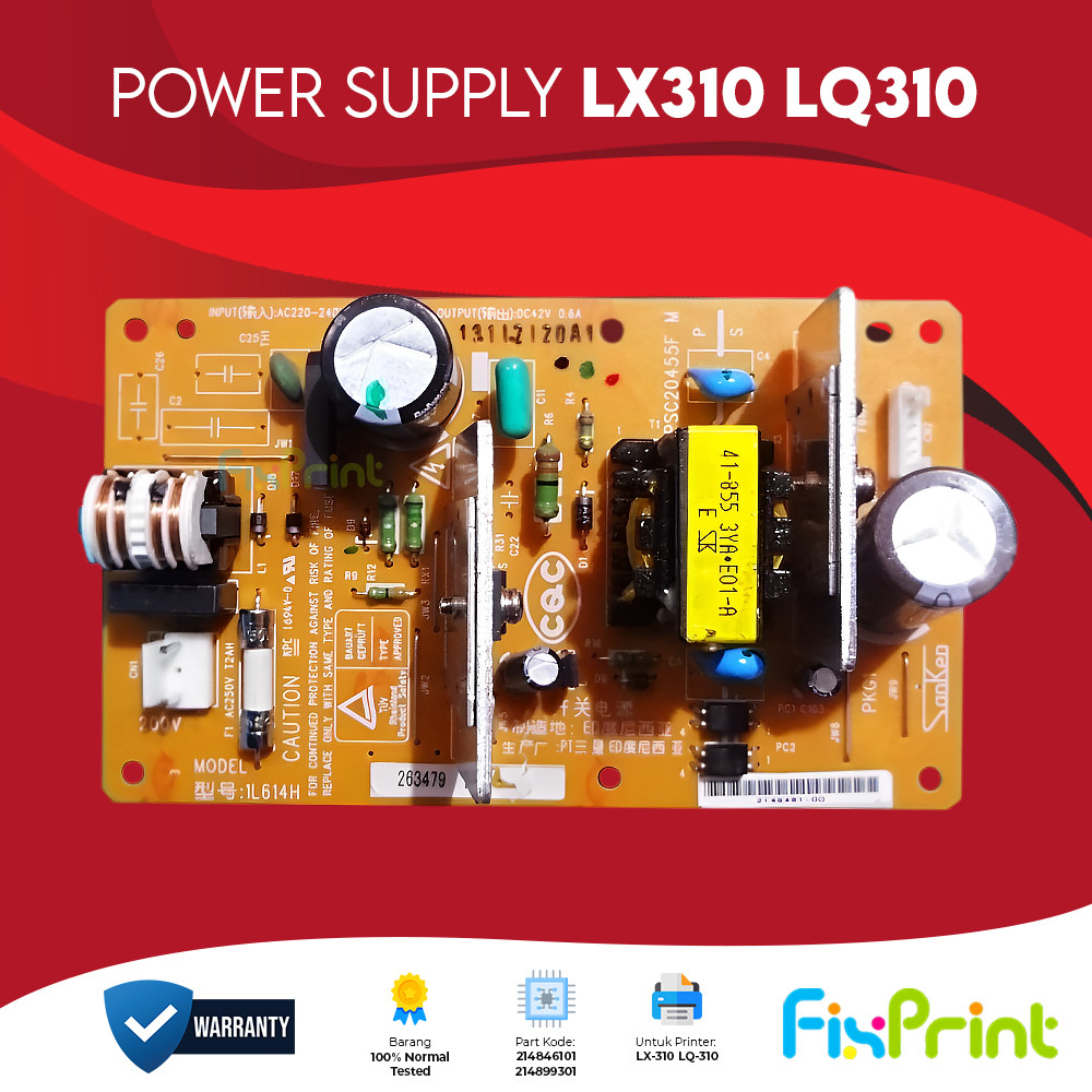 Epson LX-310 LQ-310 Power Supply Supply Epson LX310 LQ310 Printer ...