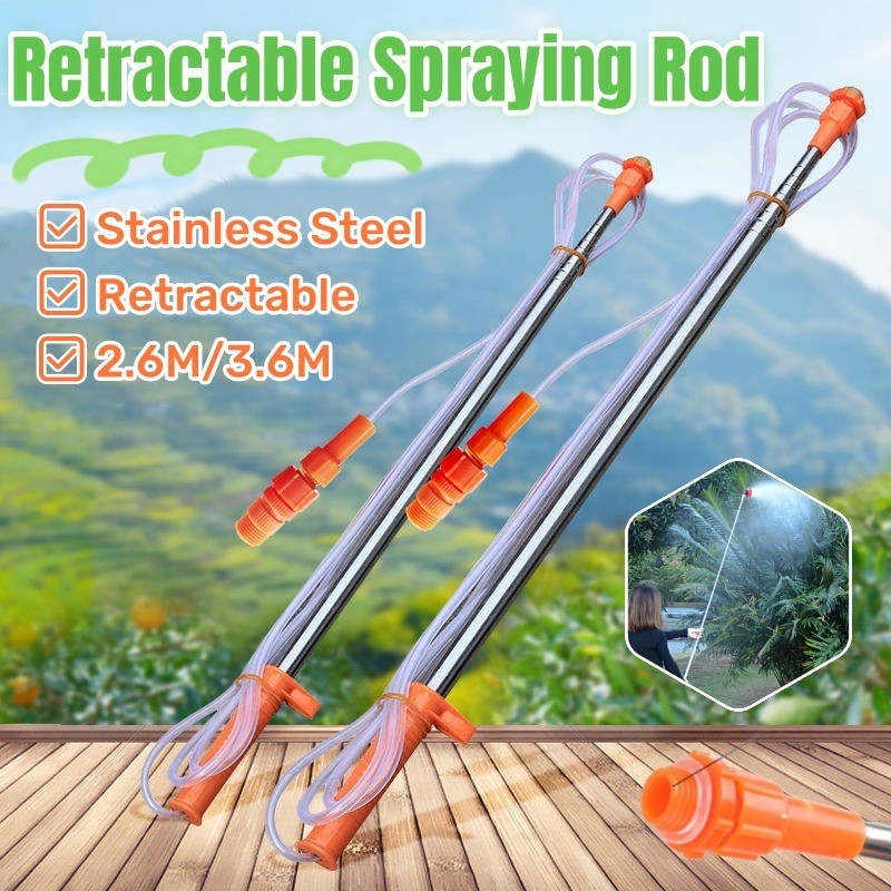 Retractable Spraying Rod Stainless Steel Pesticide Spray Sprayer Hand ...